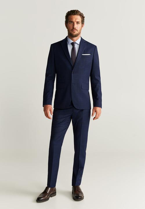 MANGO - Brasilia trousers - navy