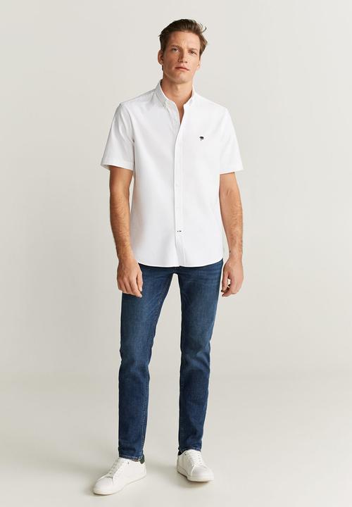 MANGO - Mickey shirt - white