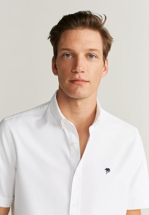 MANGO - Mickey shirt - white
