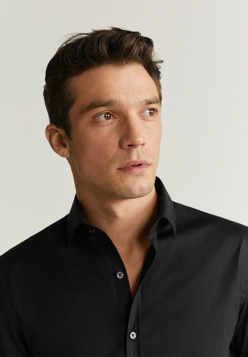 MANGO - Play shirt - black
