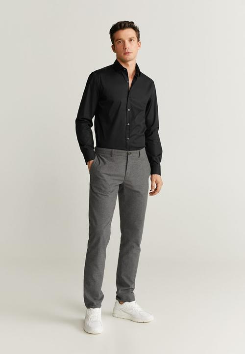 MANGO - Play shirt - black