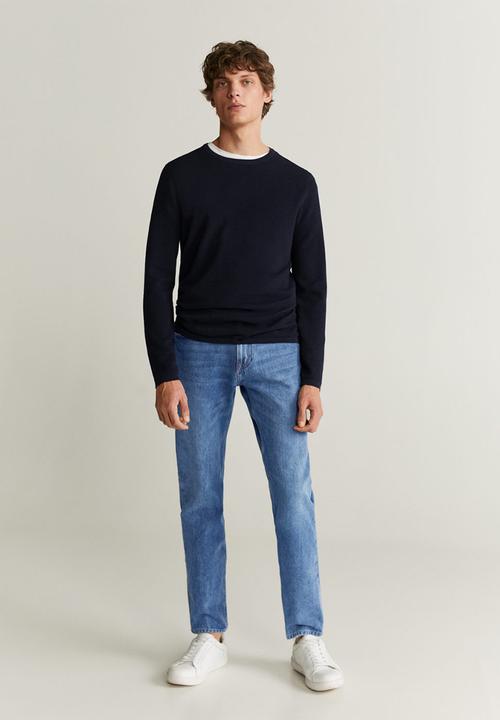 MANGO - Bob jeans - blue