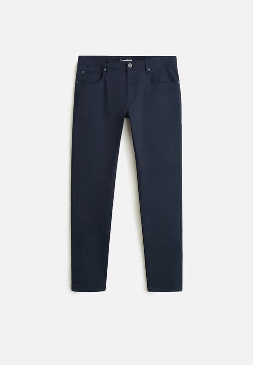 MANGO - Pisa trousers - navy