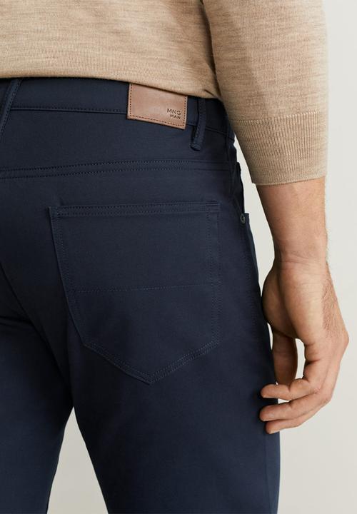 MANGO - Pisa trousers - navy