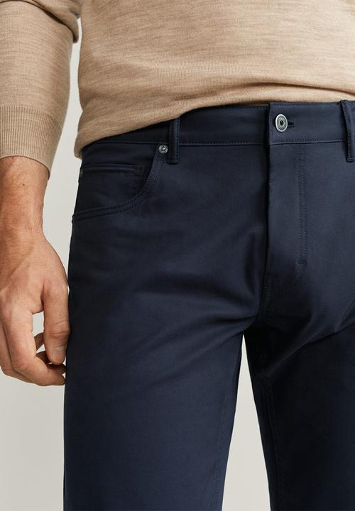 MANGO - Pisa trousers - navy