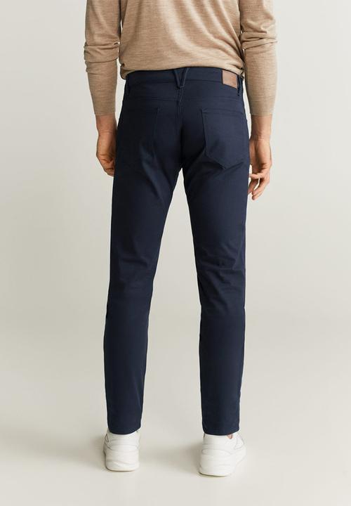 MANGO - Pisa trousers - navy