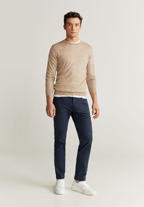 MANGO - Pisa trousers - navy