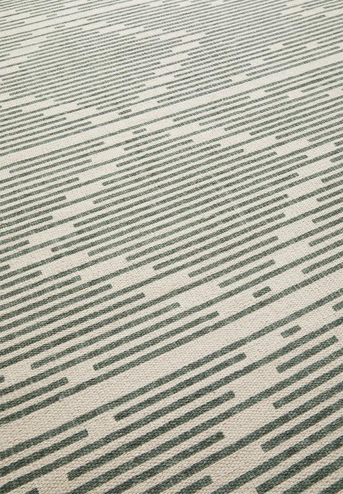 Sixth Floor - Sage printed rug - green