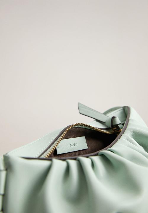 MANGO - Bag greta - light pastel green