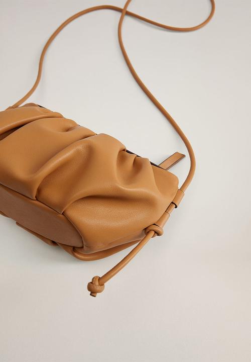 MANGO - Bag greta - medium brown