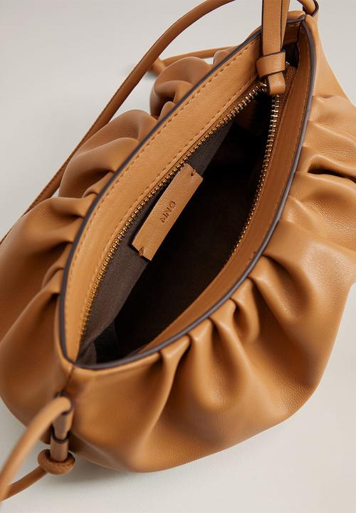 MANGO - Bag greta - medium brown