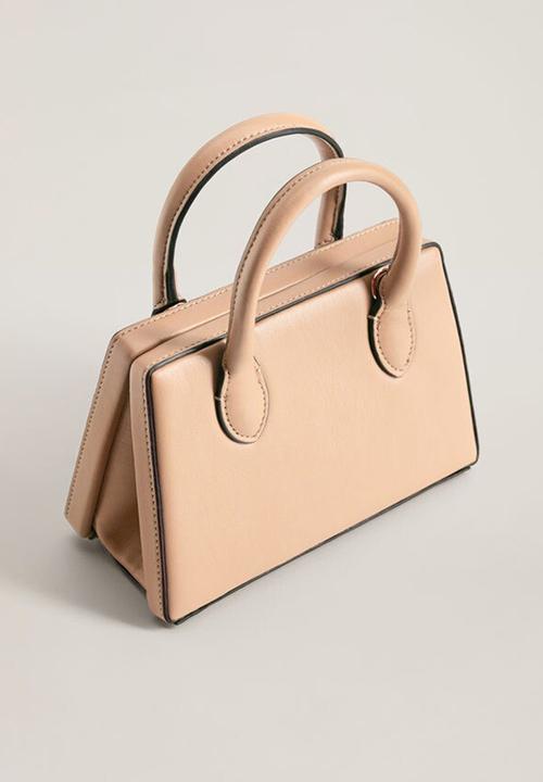 MANGO - City bag - light pastel pink