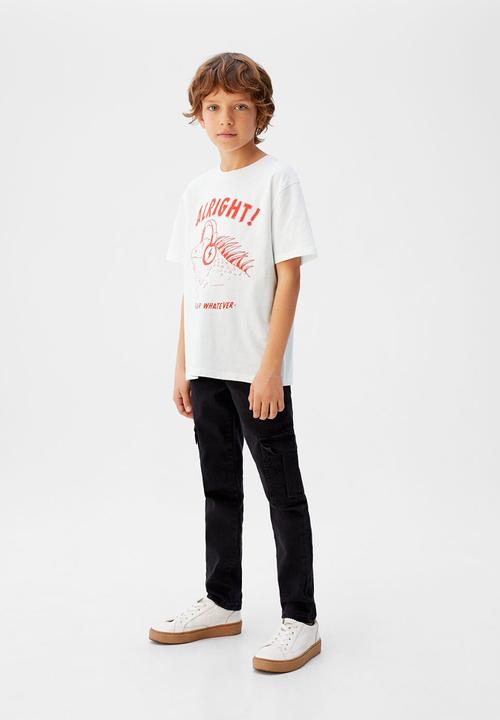 MANGO - T-shirt king - off white