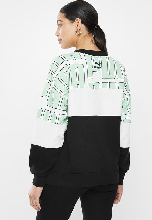 PUMA - Long sleeve crew - green