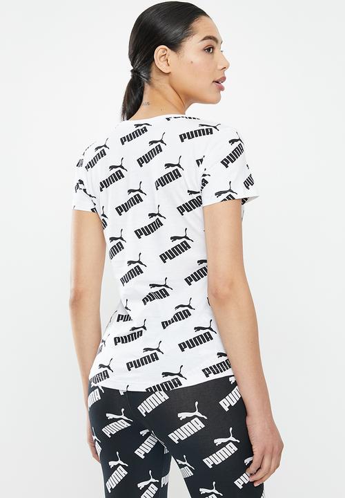 PUMA - Amplified tee - white & black