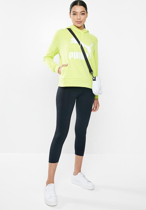 PUMA - Classics logo hoodie - green