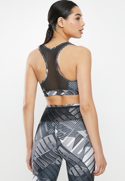PUMA - 4Keeps graphic bra - white & black 