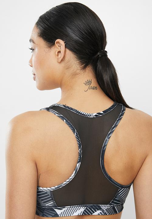 PUMA - 4Keeps graphic bra - white & black 