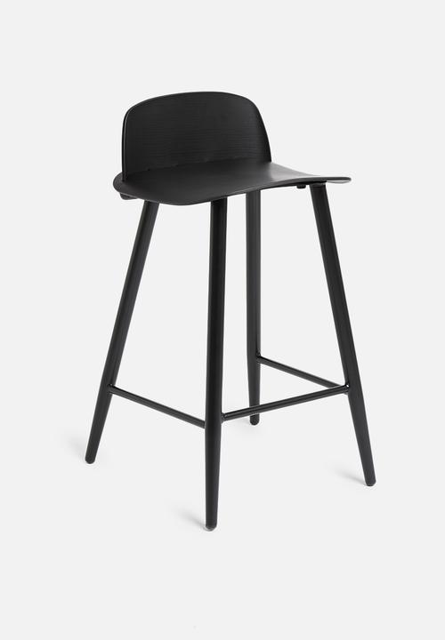 Sixth Floor - Felix counter stool - black