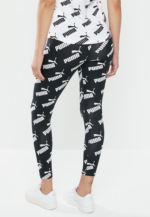 PUMA - Amplified leggings - black & white