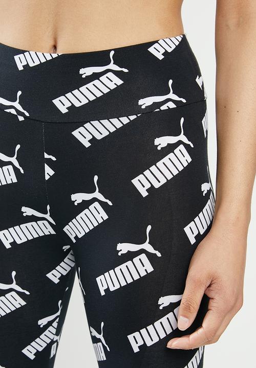 PUMA - Amplified leggings - black & white