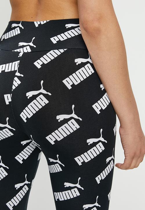 PUMA - Amplified leggings - black & white