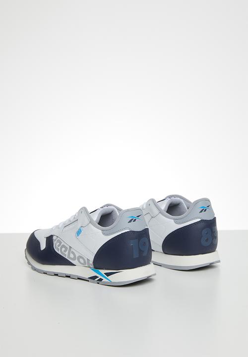 Reebok - Classic leather - white /navy /cyan /chalk
