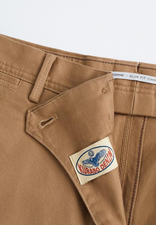 MANGO - Borne6 trousers - medium brown
