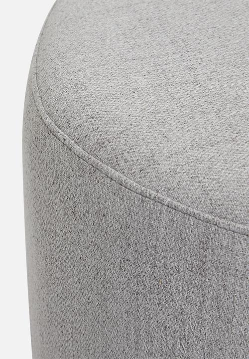 Sixth Floor - Alder large ottoman - grey
