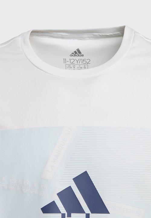 adidas Performance - Branded T-shirt - white