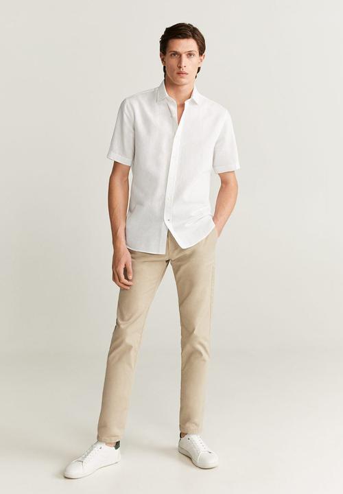 MANGO - Ants-h shirt - white