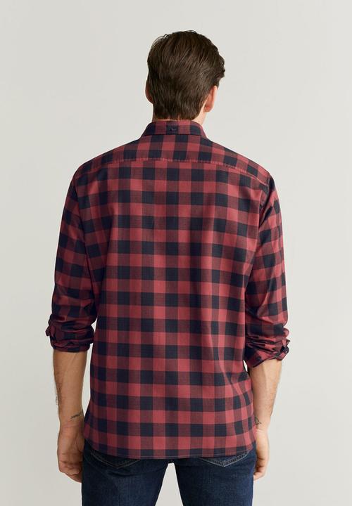 MANGO - Claude shirt - red