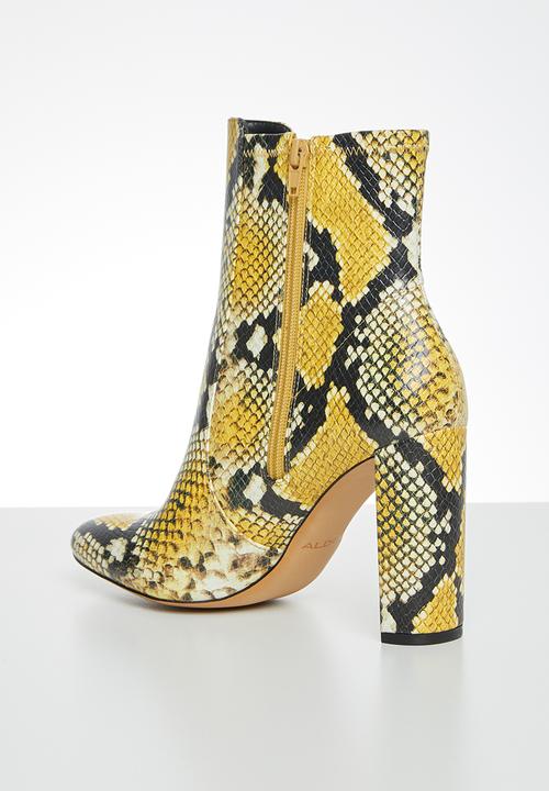 ALDO - Aurellane boot - yellow & black 