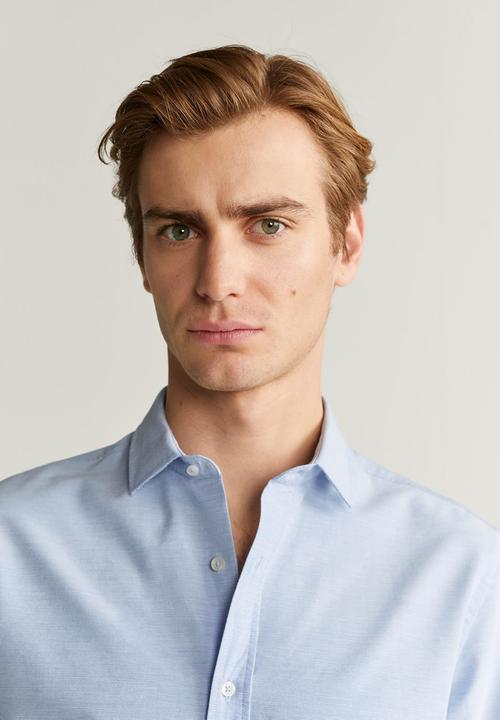 MANGO - Alfred shirt - light blue