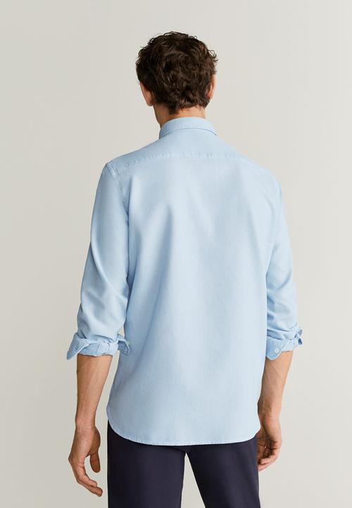 MANGO - Arthur shirt - pastel blue