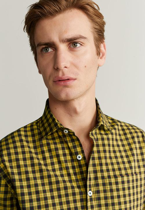 MANGO - Pair shirt - yellow