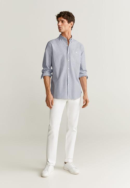 MANGO - Kodak shirt - navy