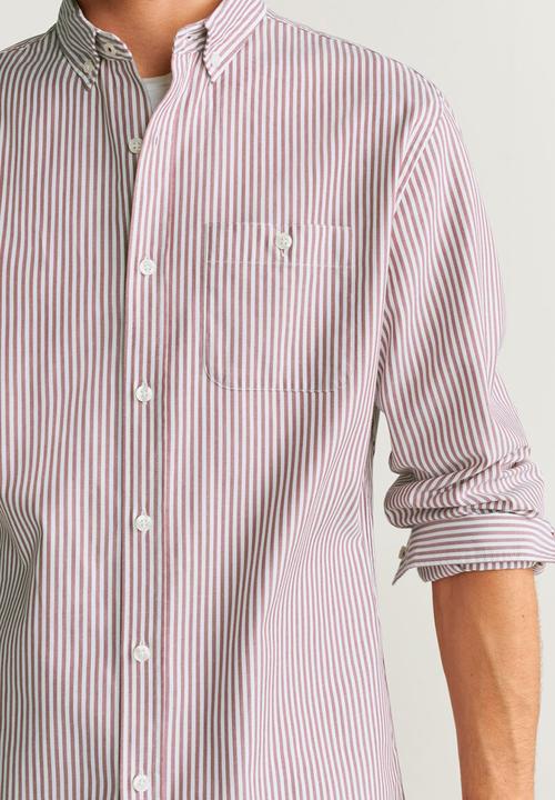 MANGO - Kodak shirt - dark red