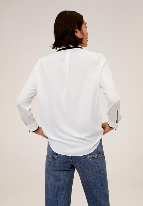 MANGO - Shirt nerita - white