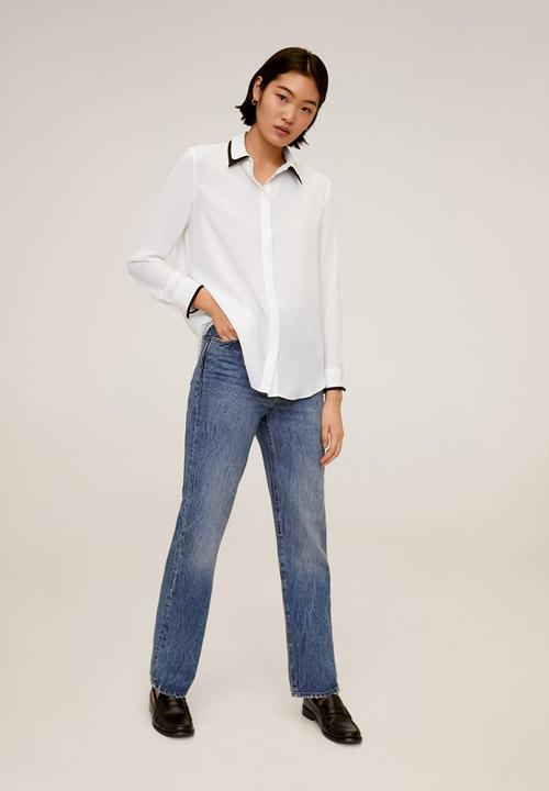 MANGO - Shirt nerita - white