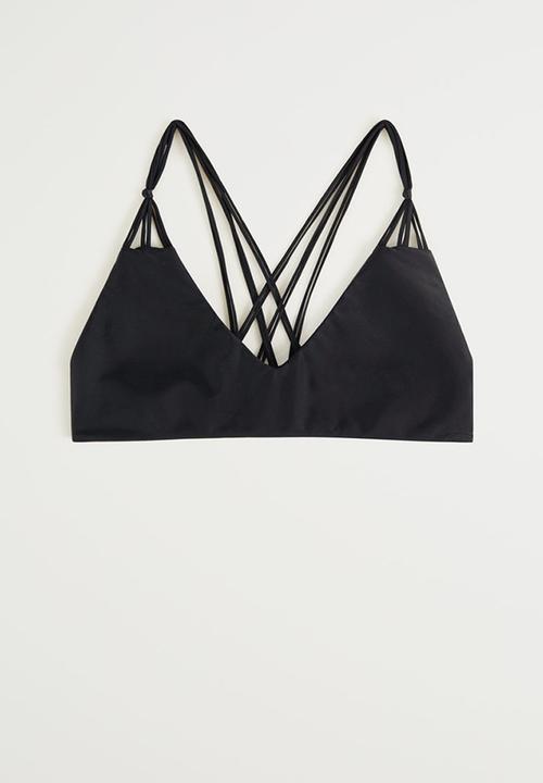 MANGO - Mai bikini top - black