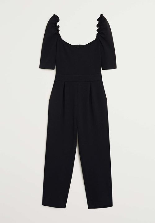 MANGO - Citronen jumpsuit - black