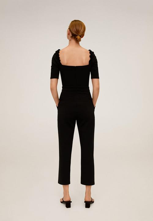 MANGO - Citronen jumpsuit - black