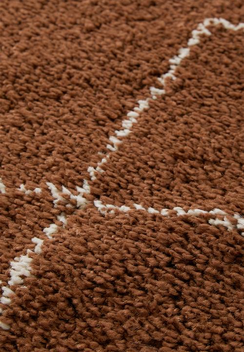 Fotakis - Royal nomadic shaggy rug - brick beige