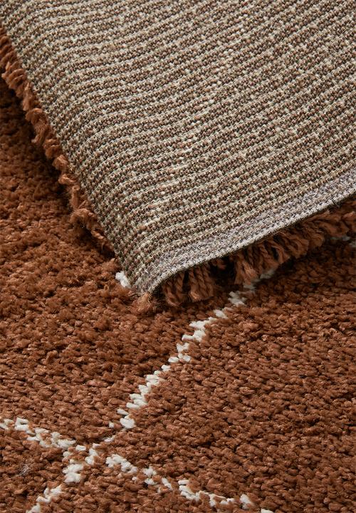 Fotakis - Royal nomadic shaggy rug - brick beige