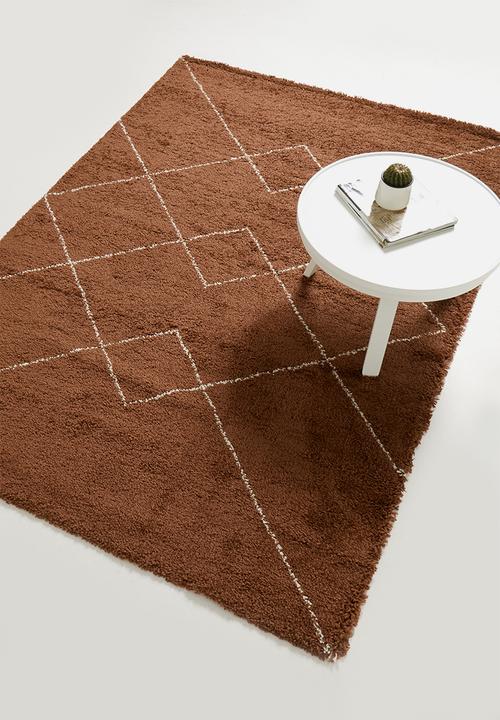 Fotakis - Royal nomadic shaggy rug - brick beige