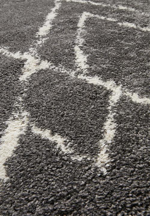 Fotakis - Royal nomadic shaggy rug - grey triangles