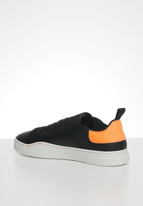Diesel  - S-clever ls - black & orange fluo