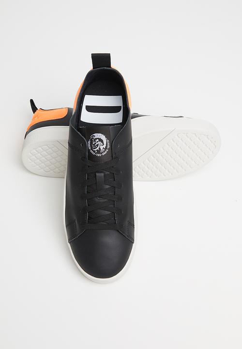 Diesel  - S-clever ls - black & orange fluo