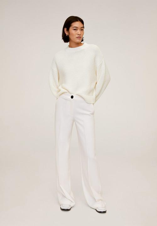 MANGO - Purl knit sweater - neutral